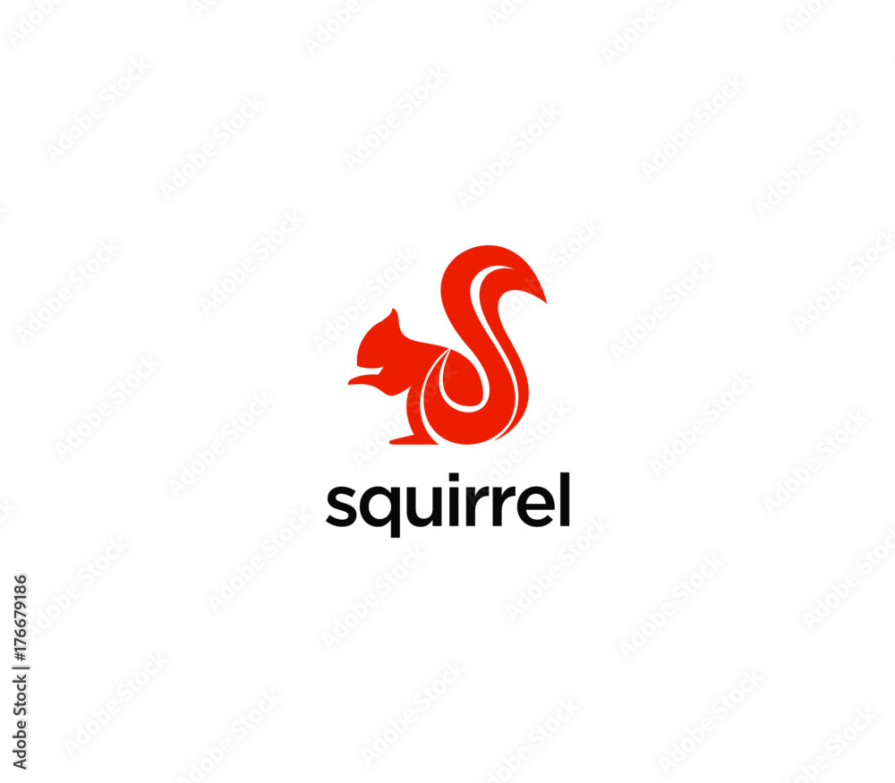 Squirrel Logo Vector Squirrel Logo Vector