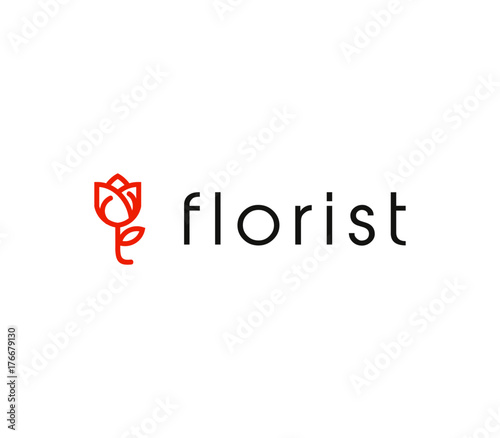 Florist Logo Vector