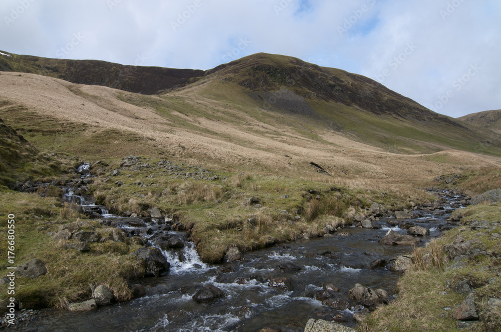Black hope Burn looking towards Hart Fell Black hope Burn looking towards Hart Fell