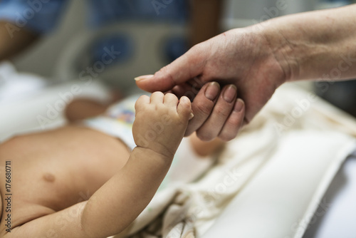 Fotografia A newborn baby