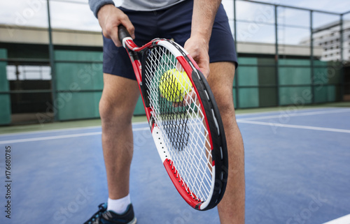 Tennis Sport Racket Racquet Athlete Match Concept © Rawpixel.com
