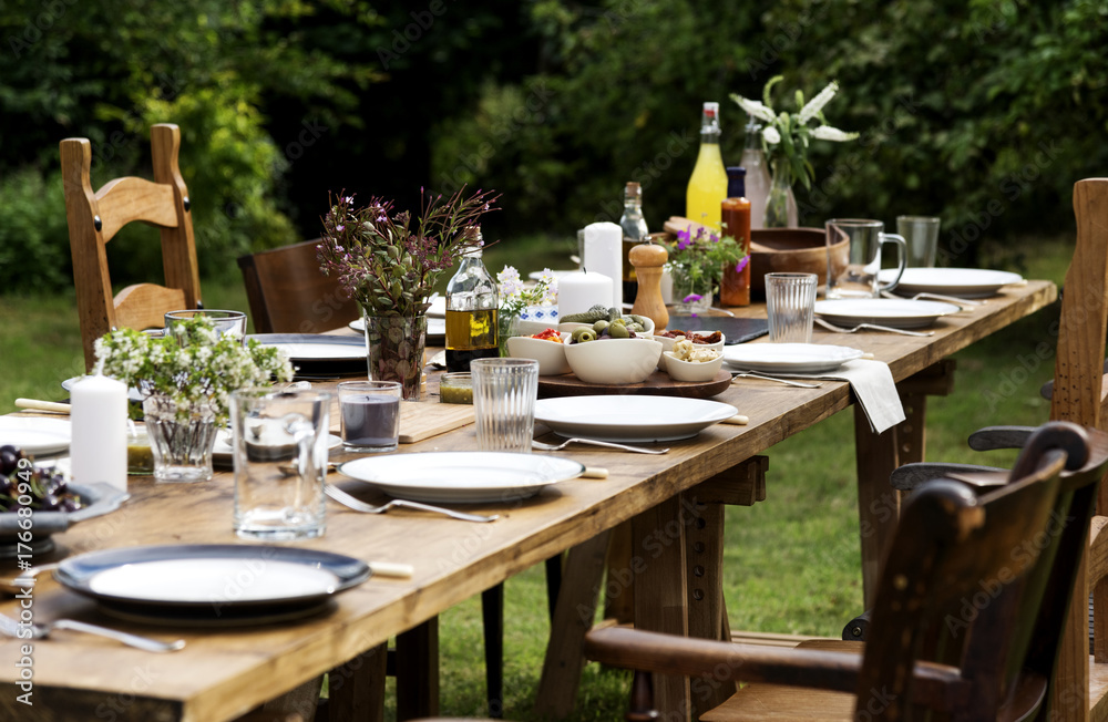 Fototapeta premium Dinner table