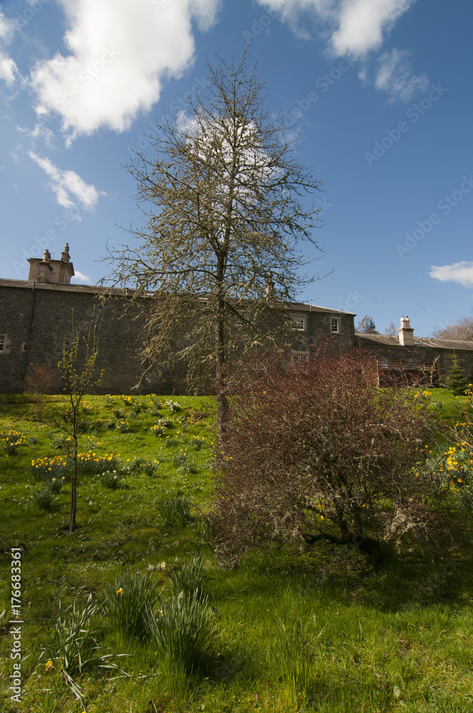 Sunken Garden by Bowhill House, Selkirk