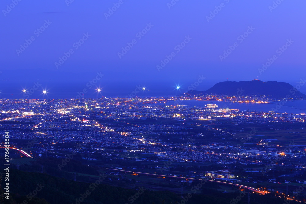 Fototapeta premium Hakodate night view