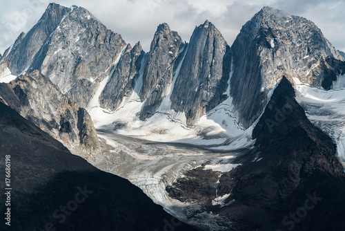 Alaska Mountain Glacier Landscape