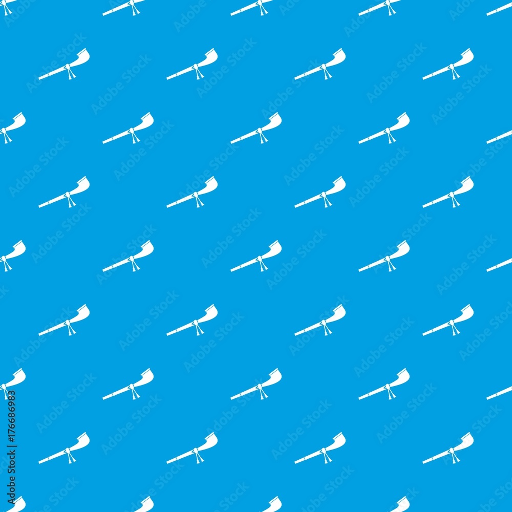 Retro smoking pipe pattern seamless blue Retro smoking pipe pattern seamless blue