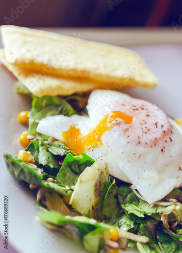 easer salad wiht eggs photo