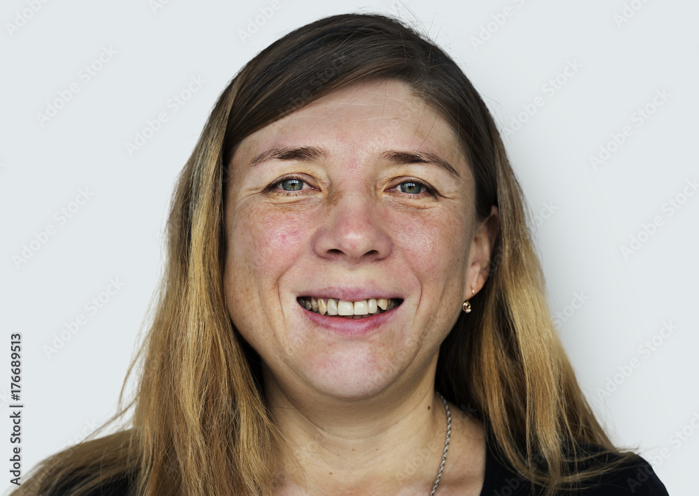 Senior caucasian woman smiling portrait Senior caucasian woman smiling portrait