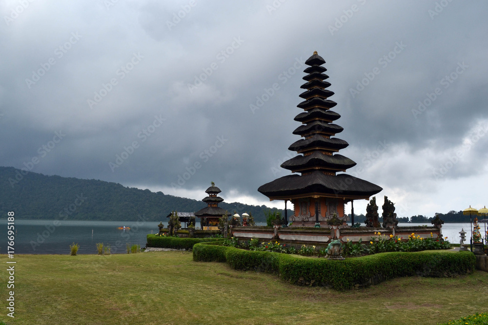 The serene Hindu temple by the lake. Pic was taken in Ulun Danu Batur, Bali