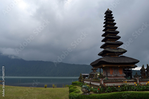 The serene Hindu temple by the lake. Pic was taken in Ulun Danu Batur, Bali