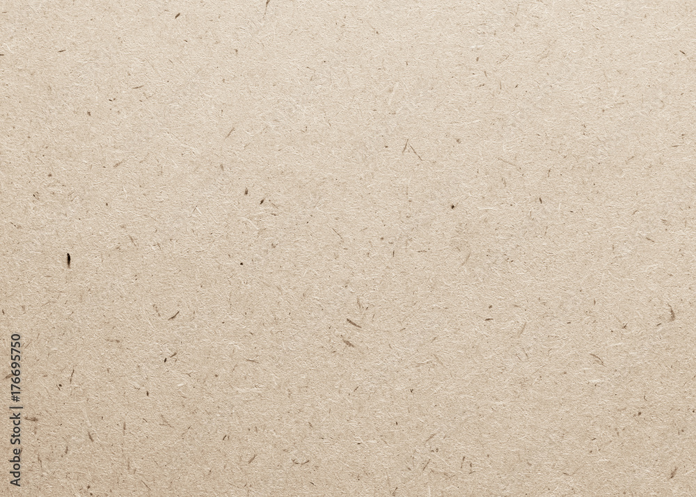 Fototapeta premium Beige particle pressed wood panel of oriented strand board (OSB) texture background in light brown cream sepia color .