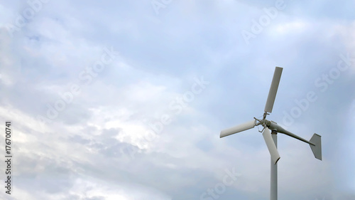 Three Blades Wind Turbine - Clean Energy © AkeDynamic