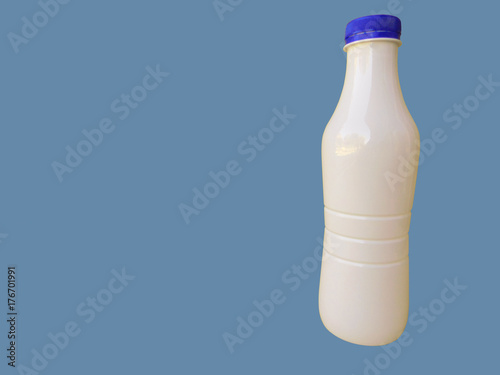 ISOLATED YOGURT BOTTLE