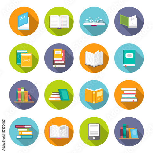 Book icon set