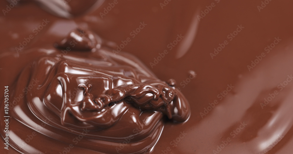 pouring dark melted chocolate pouring dark melted chocolate