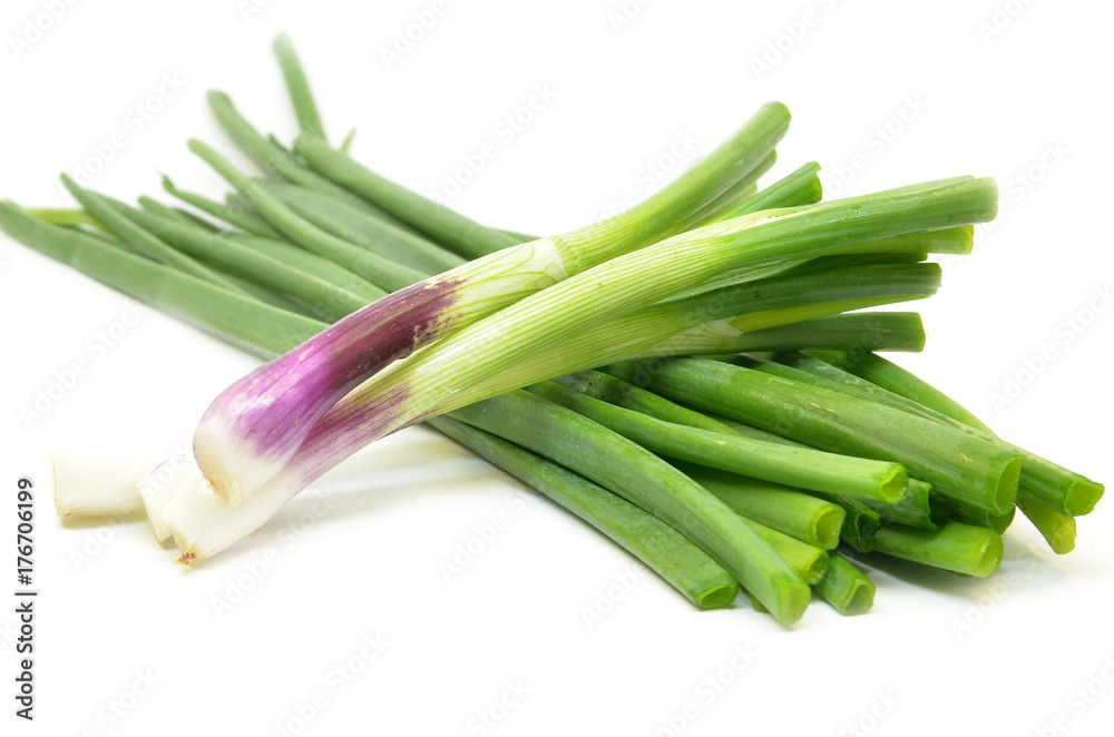 Fresh spring onions Fresh spring onions