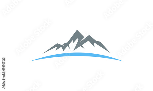 mountain logo illustration