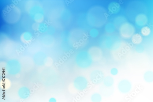 vector turquoise bokeh background, no transparencies were used.