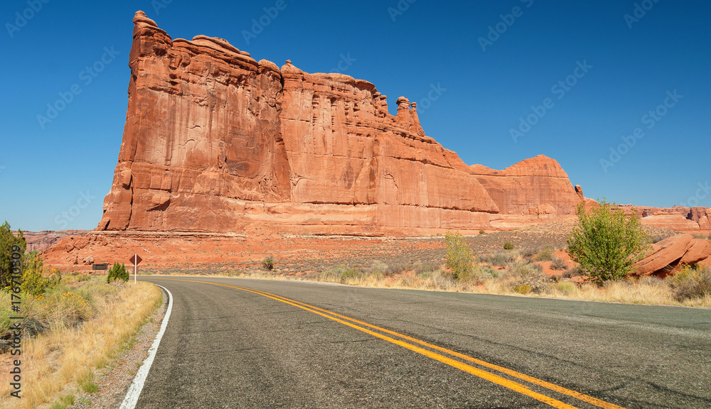 Beautiful Scenic Arches National Park Landscape, Utah, USA. Beautiful Scenic Arches National Park Landscape, Utah, USA.