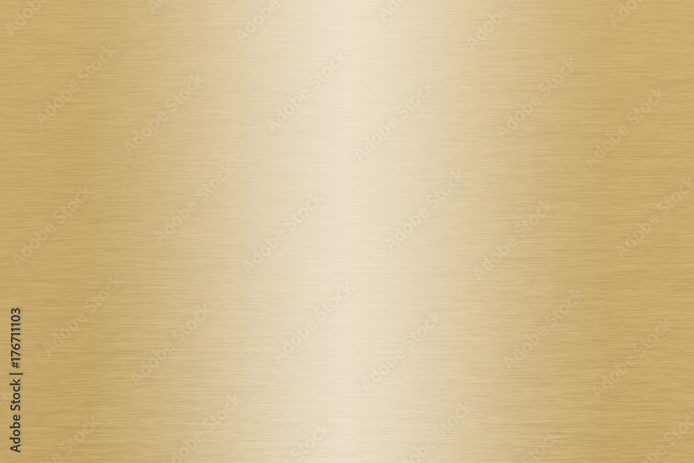 Metalloberfläche gebürstet - Gold Metalloberfläche gebürstet - Gold