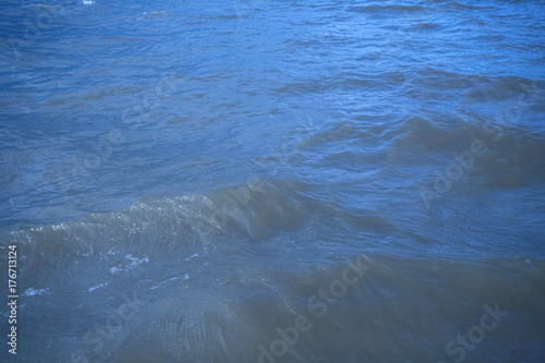 Texture of water in the sea
