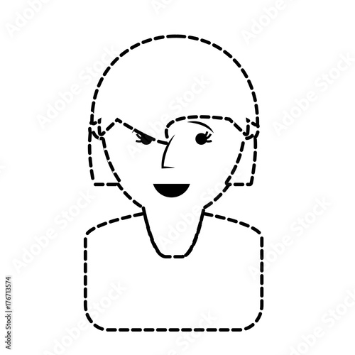 cartoon woman icon