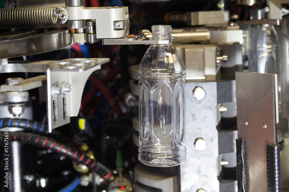 PET bottles blowing.