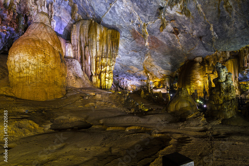Inside the Phong Nha Cave in Vietnam