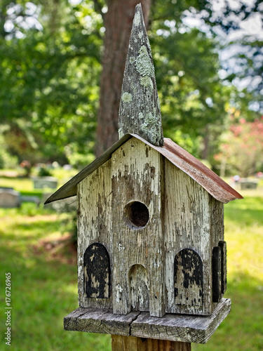 Old Bird House in a Cemetery 2