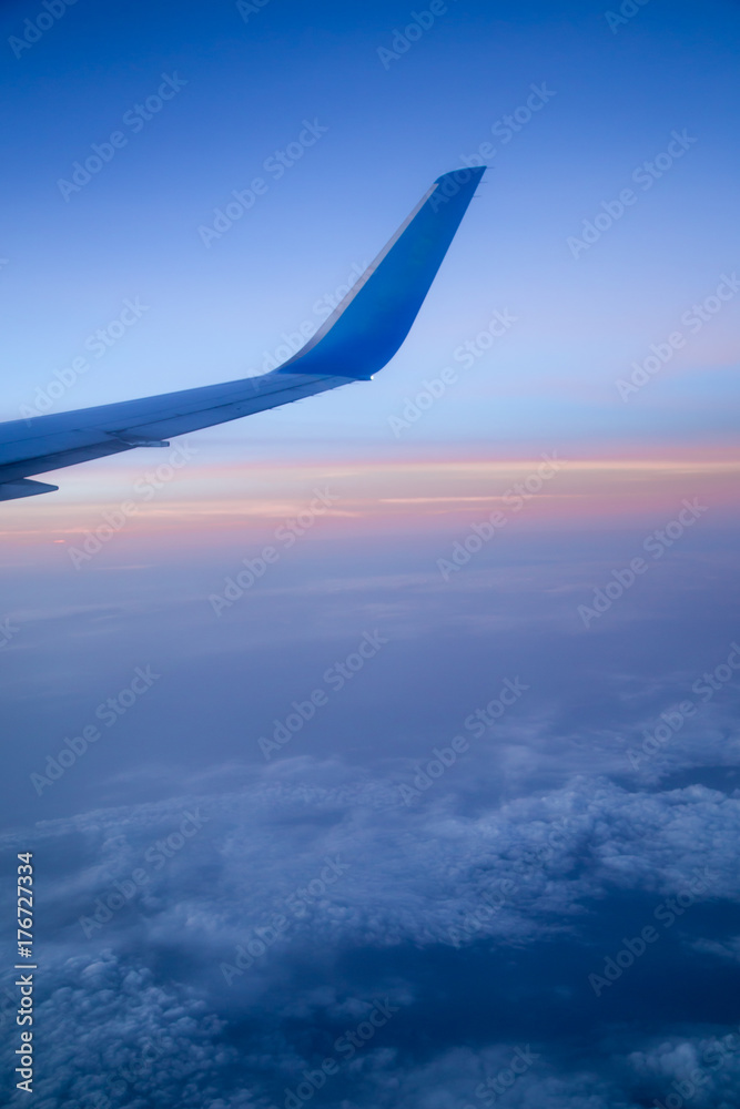 shooting from an airplane window shooting from an airplane window