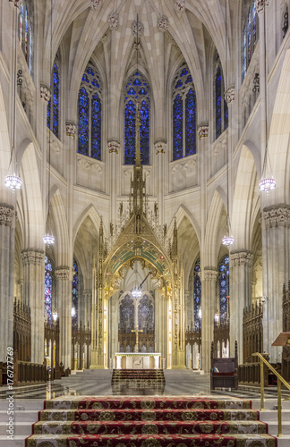 The Cathedral of St. Patrick is a Neo-Gothic-style Roman Catholic cathedral church and a prominent landmark of New York © travelview