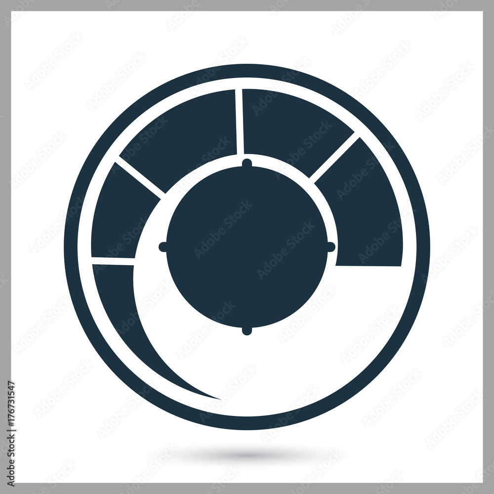 Temperature controller simple icon for web and mobile design Temperature controller simple icon for web and mobile design