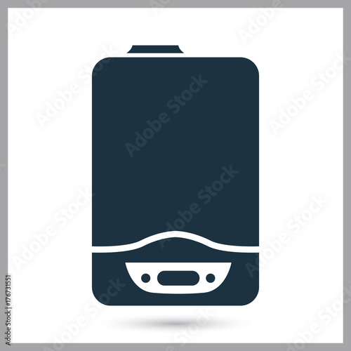 Gas boiler simple icon for web and mobile design