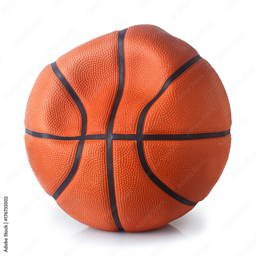 Fototapeta premium deflated basketball ball
