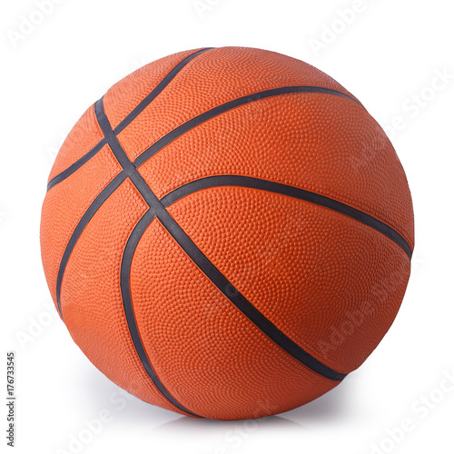 Foto basketball ball isolated on white