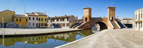 Comacchio, Italy. The little Venice of Emilia Romagna