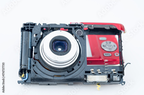 Compact disassembled camera