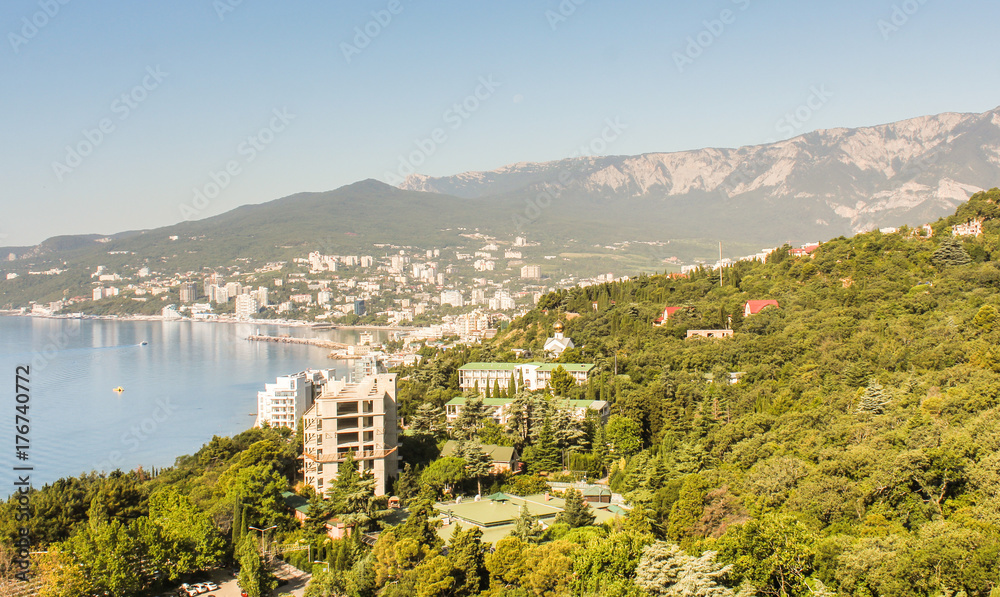 Sunny Yalta coast.