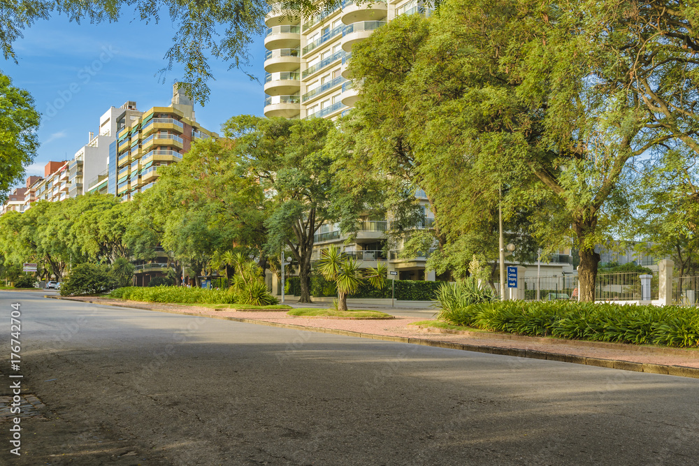 Obraz premium Punta Carretas Neighborhood, Montevideo, Uruguay