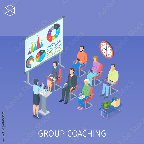 group coaching in training centre