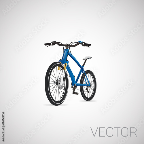 Mountain Bicycle, vector.