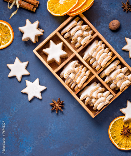 Traditional Cinnamon Star Cookies photo