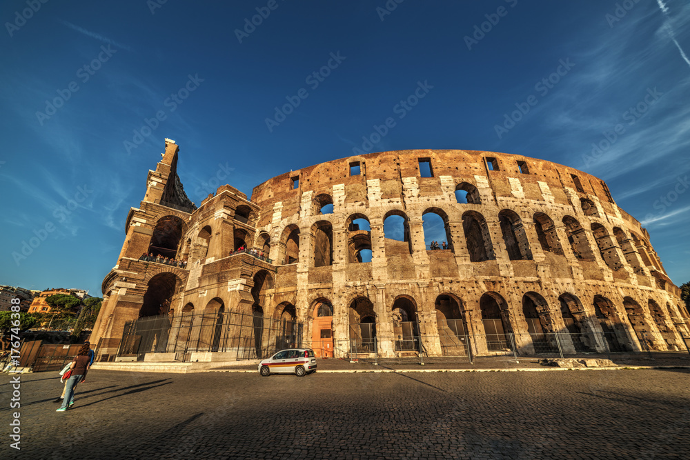 World famous Colosseum in Rome