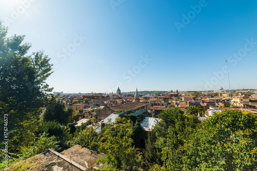 Rome under a shining sun