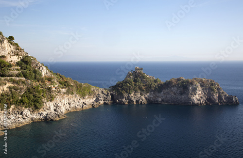 Aerial view of Amalfi coast