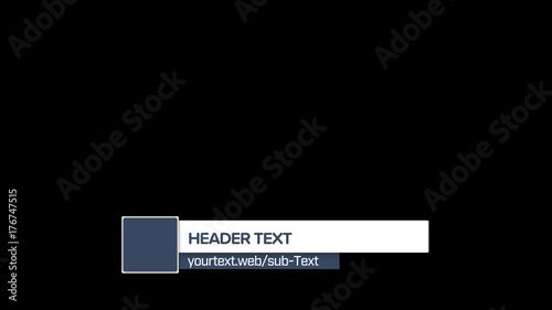Lowering Bar Lower Third