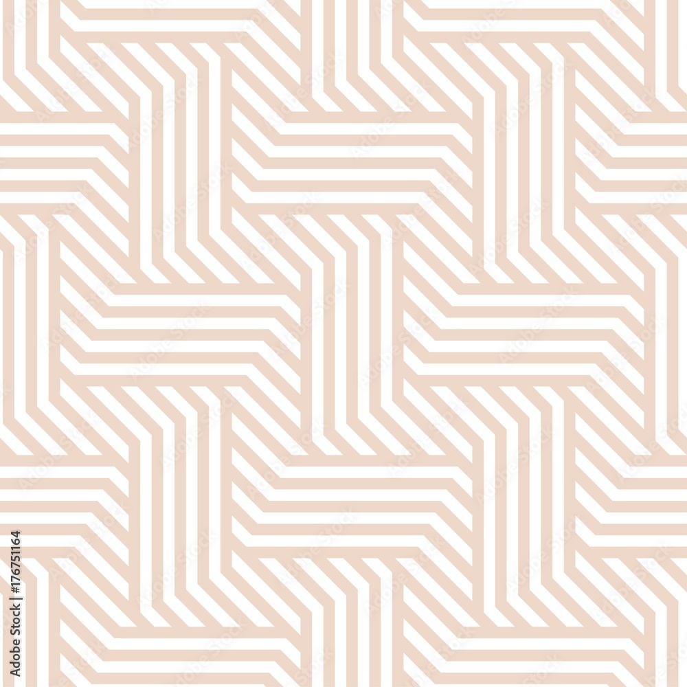 Vector seamless pattern. Modern stylish texture. The repeated geometric pattern of intersecting rectangular bands