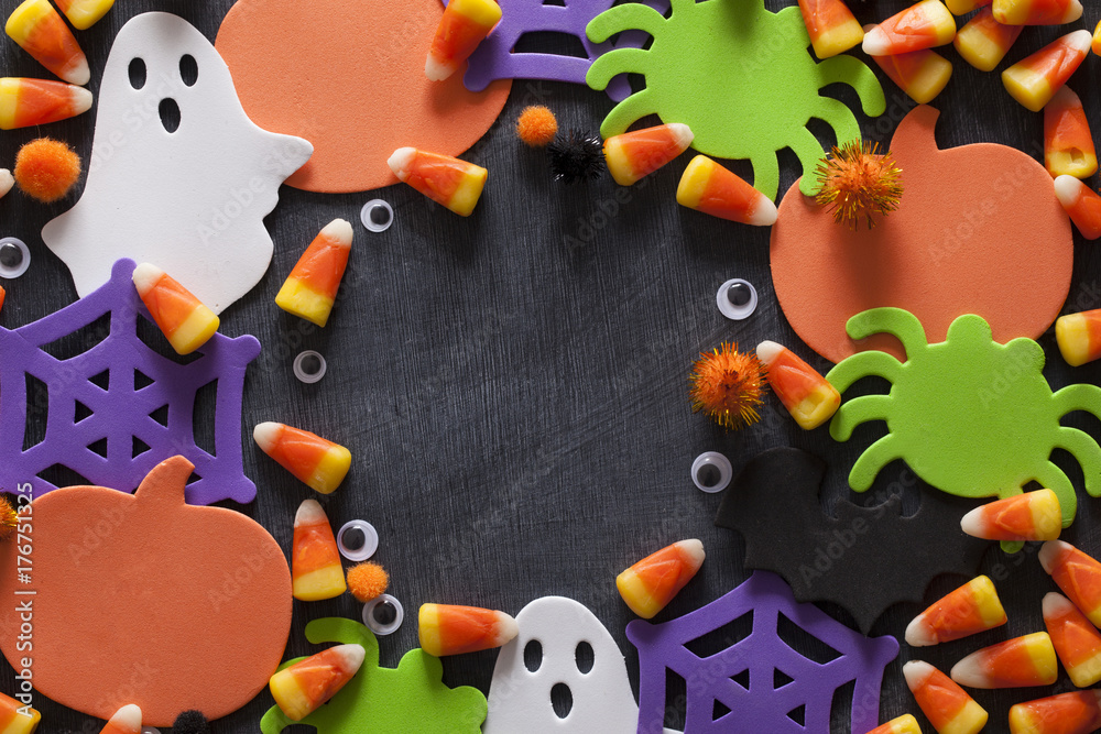 Obraz premium Halloween celebration background