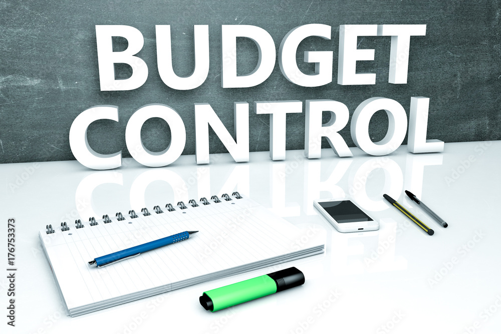 Budget Control text concept Budget Control text concept