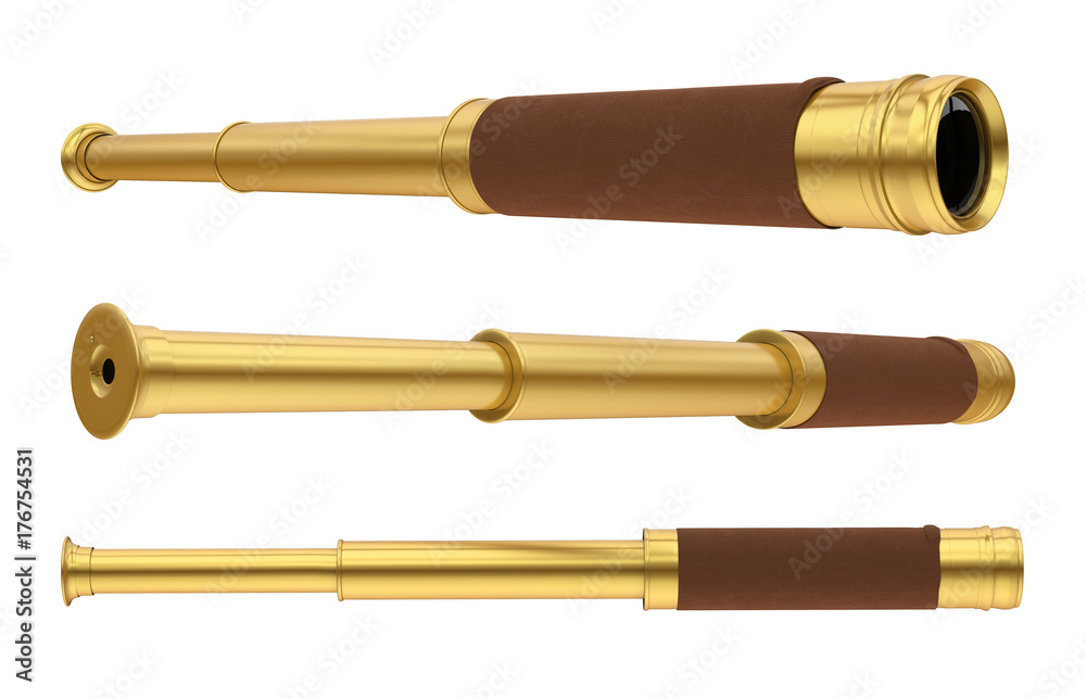 Spyglass Telescope Isolated Spyglass Telescope Isolated